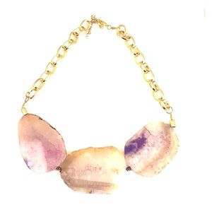 Large gemstone necklace